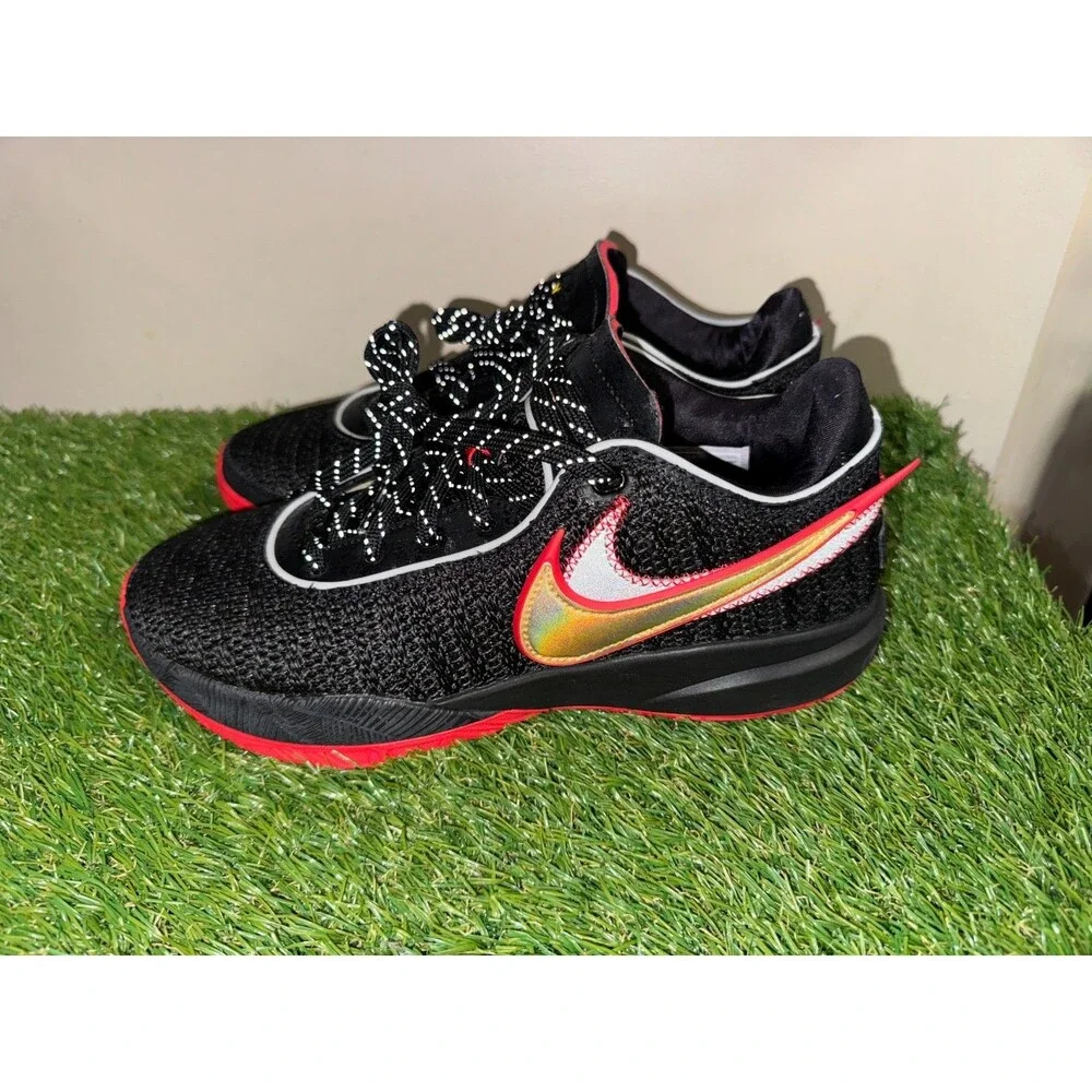 Nike Lebron 20 XX Miami Heat Black University Red DJ5423-001 Mens Size 8.5 NEW
